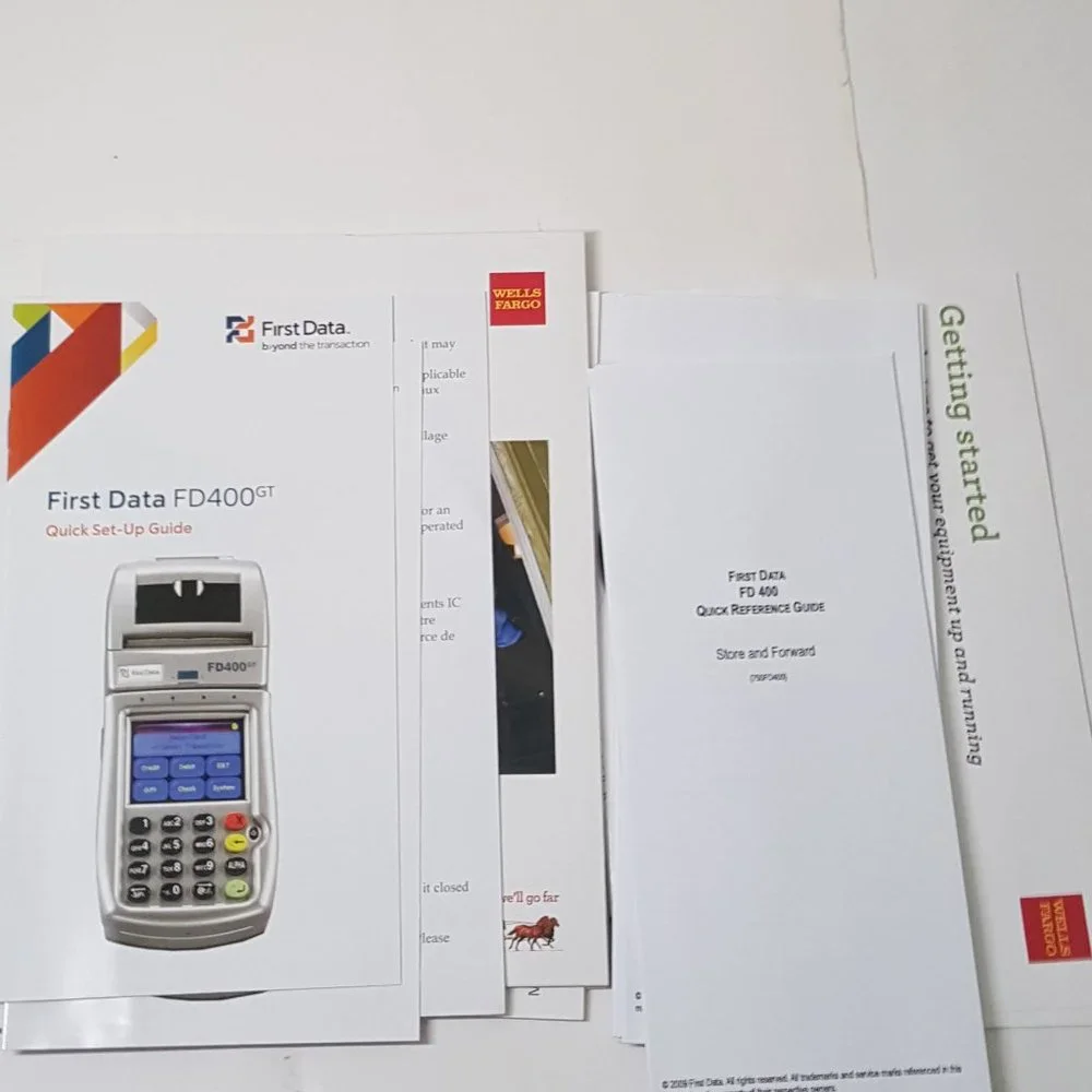 New In Box First Data FD 400GT ( MC8090 ) Credit Card Reader